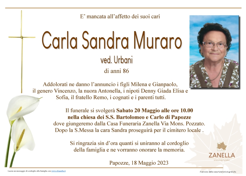 Zanella - CARLA SANDRA MURARO
